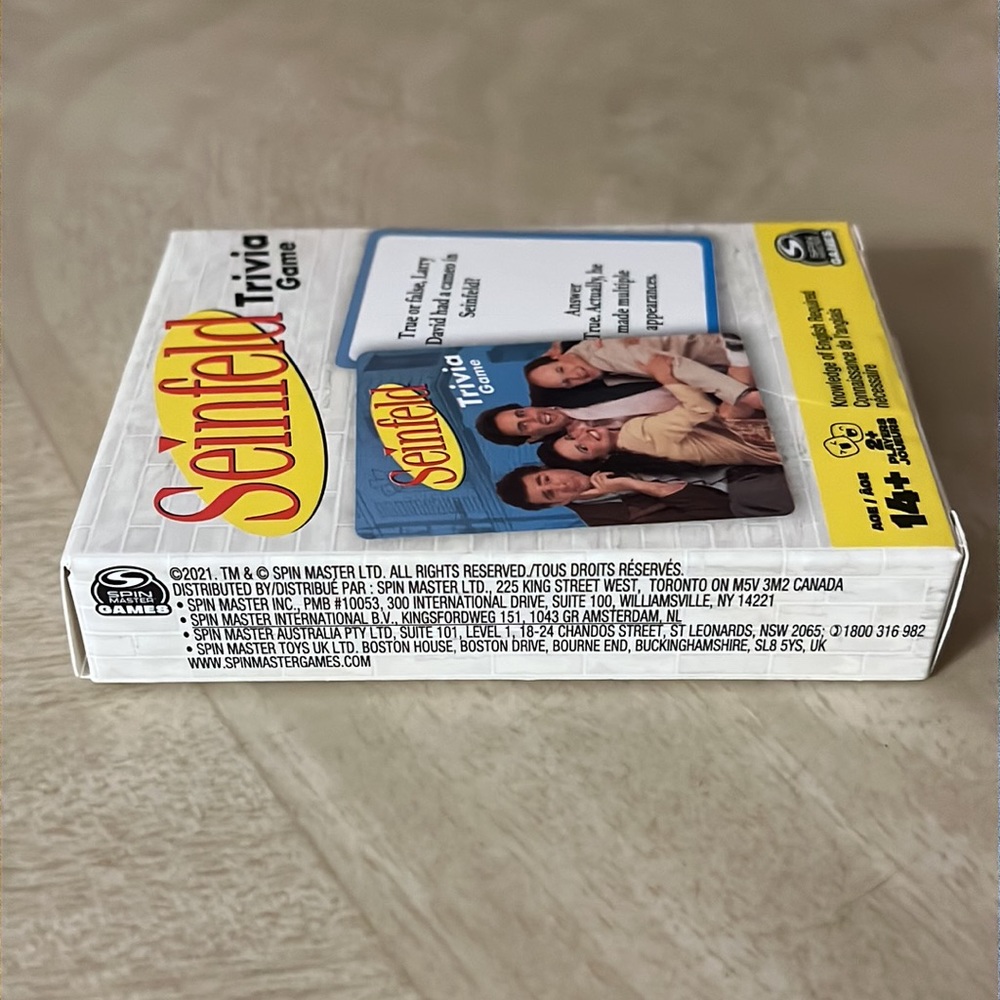 ❣️Seinfeld 90s Television TV Show Sitcom Trivia Card Game Friends Family Night❣️ - Picture 4 of 5
